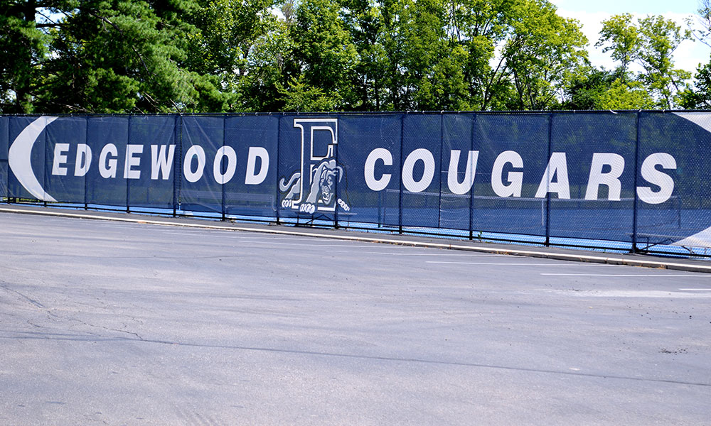 Edgewood Cougars Tennis Windscreen