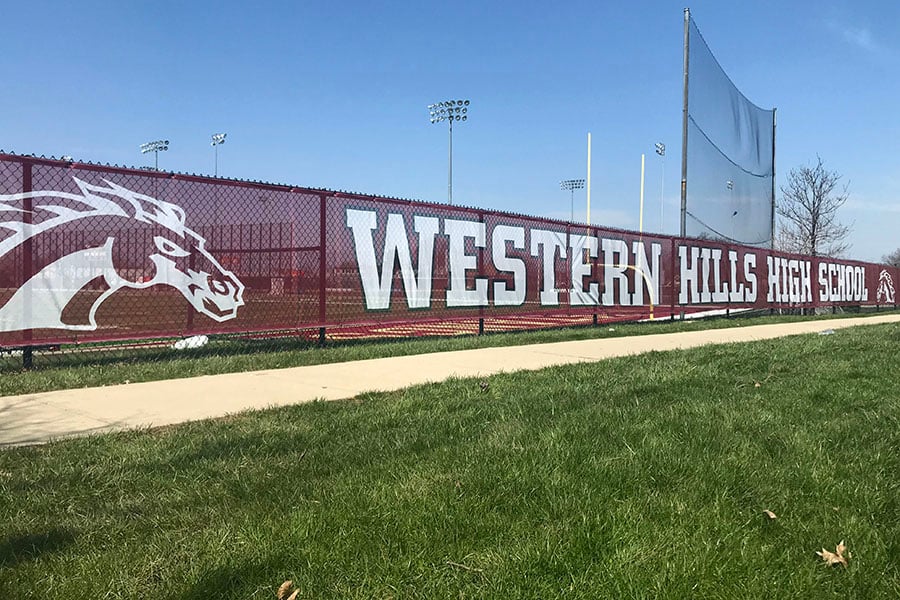 western-hills-stadium-mesh-banner